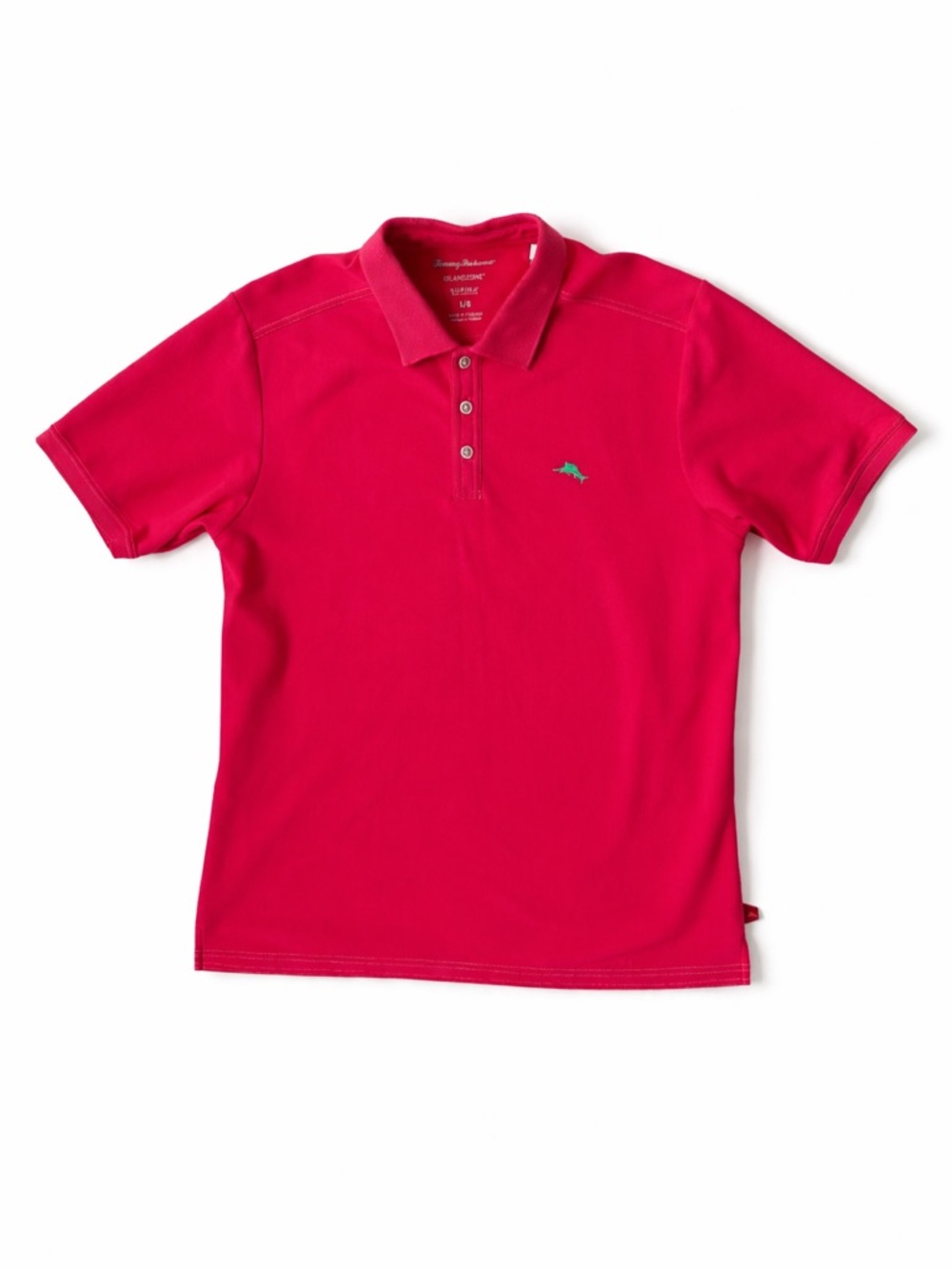 Tommy Bahama IslandZone Supima Cotton Hot Pink Size Large